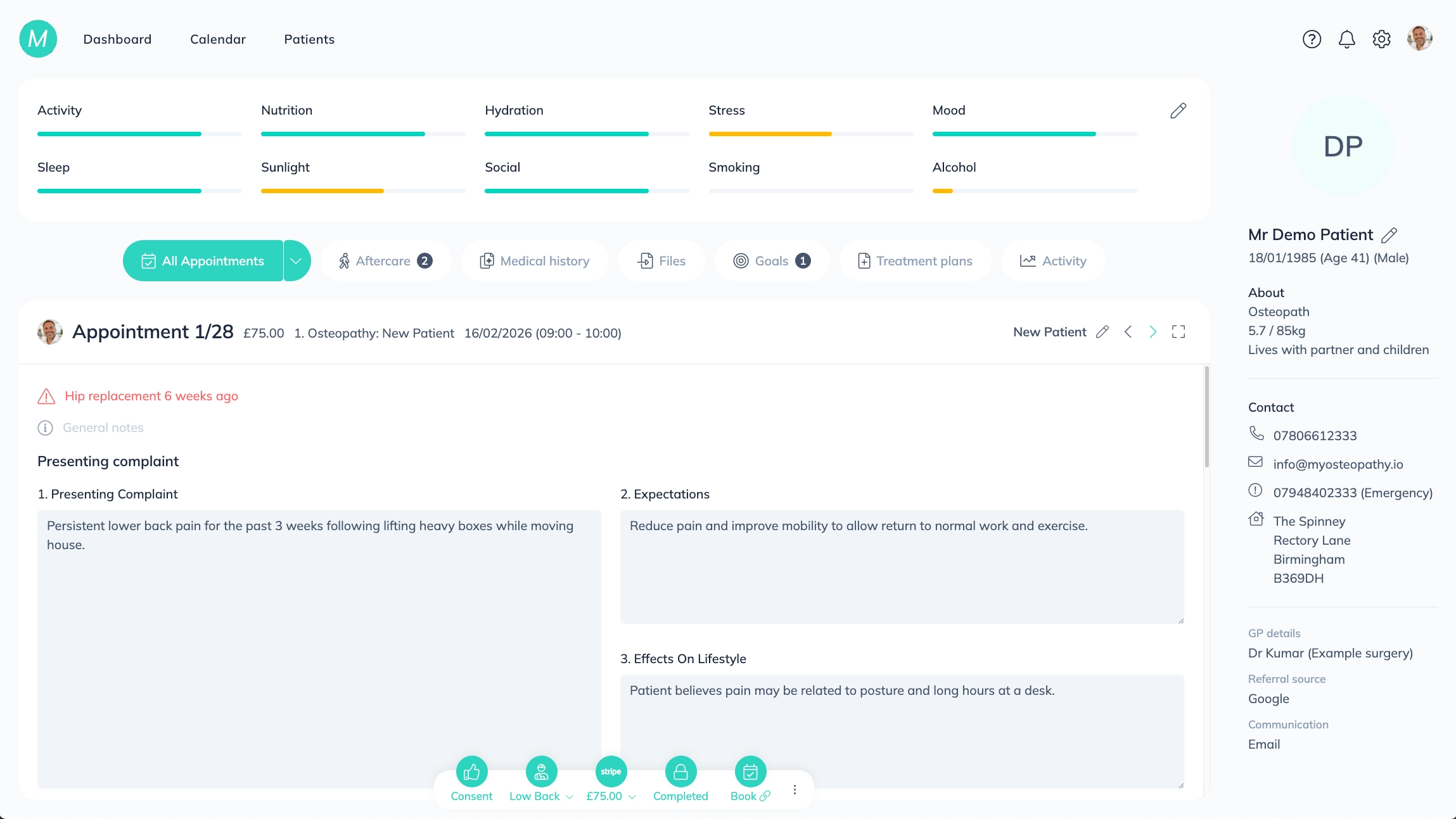 App screenshot